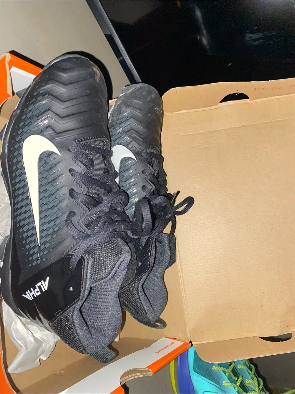 Nike Alpha Cleats, Size 5.5 youth, great condition plus